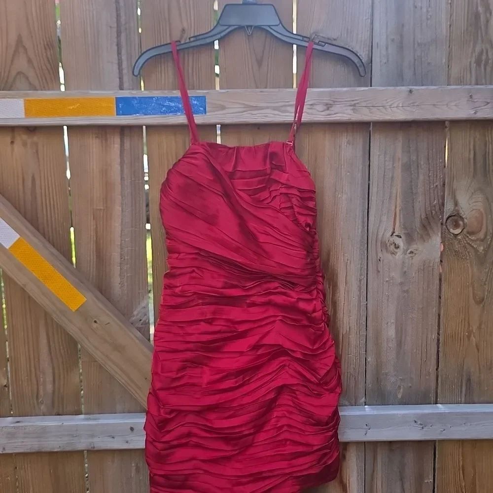 Express Vibrant Red Dress